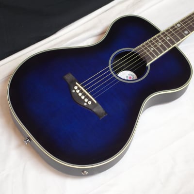 DAISY ROCK DR6221 Pixie blue acoustic electric GUITAR new w/ BAG -Composite Back Blueberry Burst image 3