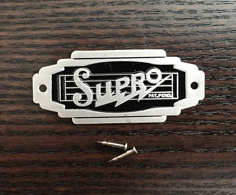 SUPRO GUITAR HEADSTOCK LOGO Reverb