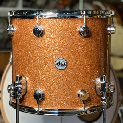 DW Drums Collectors Pure Maple Standard Drum Set - 9x13, 16x16, 18x24, 7x14 - Champagne Sparkle image 4