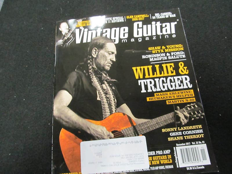 Vintage Guitar November 2017 Vol 32 No 01 Willie And Trigger Reverb 
