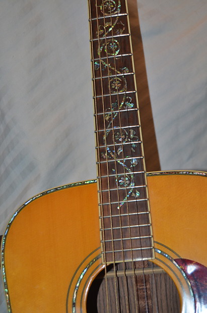 morgan monroe bean blossom bmg1 acoustic guitar natural | Reverb