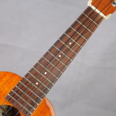 kamaka hf1 hawaiian koa soprano ukulele  2005 resotored in ecellect condition with case image 9