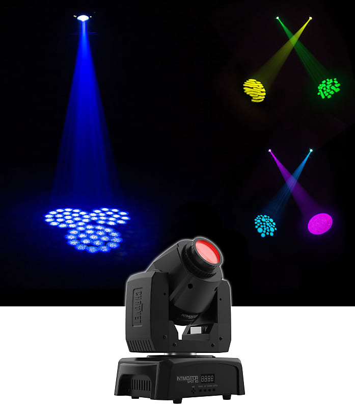 Chauvet Intimidator Spot 110 Compact LED Moving Head Beam Gobo DMX Party Light image 1