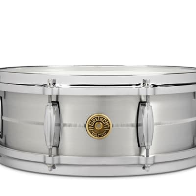 Gretsch 14" x 5" USA Custom Solid Aluminum Snare Drum