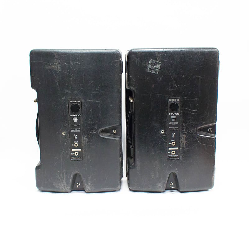 Electro Voice EV Tapco Model 100s Stage Monitor Speaker Pair
