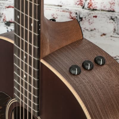 USED Taylor - AD17e-SB - The American Dream Series - Left Handed Acoustic-Electric Guitar - Grand Pacific Sunburst Sitka/Walnut - Tobacco Sunburst -  w/ AeroCase - x3081 image 12