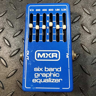 初期EVHサウンド！MXR six band graphic equalizer MXR® SIX BAND EQ - Dunlop