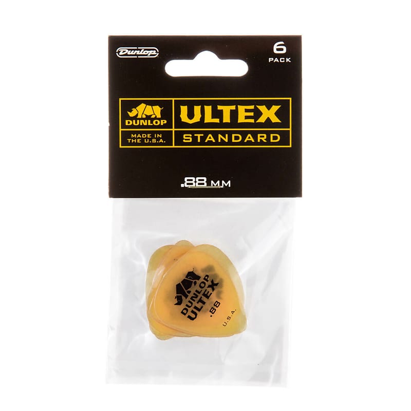 Dunlop Ultex Standard Pick .88mm - 6 Pack image 1