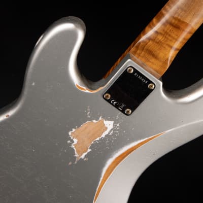 Fender Custom Shop 1964 Precision Bass Heavy Relic P/J - Inca Silver image 11