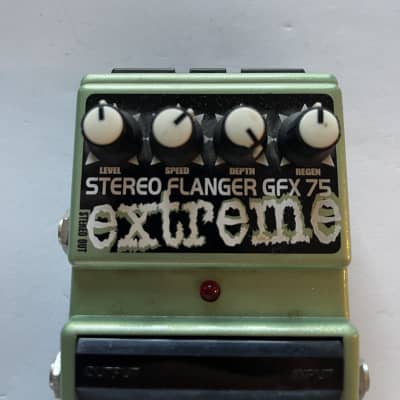 DOD Digitech GFX75 Extreme Stereo Analog Flanger Rare Guitar Effect Pedal image 2