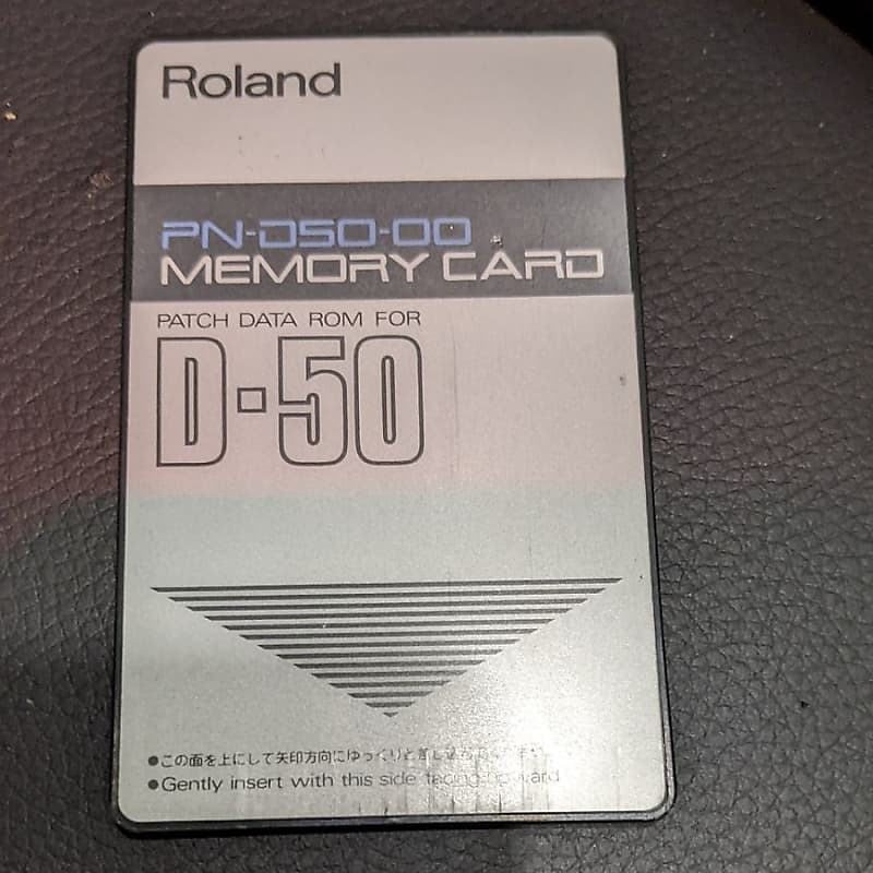 Roland D-50 / D-550 Memory Card PN-D50-00 Factory Presets | Reverb