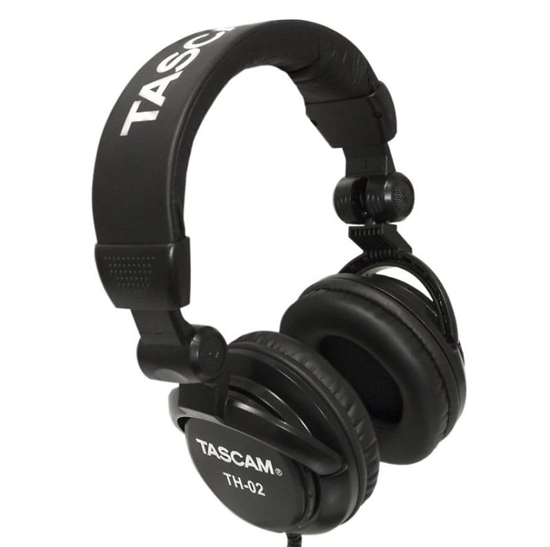 Studio Headphones TASCAM Th-02b Padded Foldable Ships Free image 1