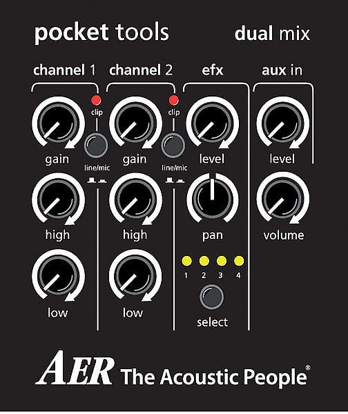AER Pocket Tools DUAL-MIX-2 (2-Channel Preamp Mixer) | Reverb