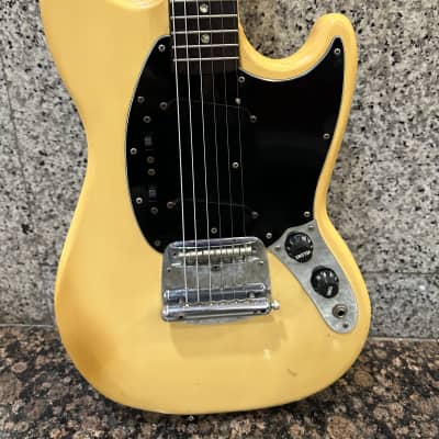 1978 Fender Mustang Guitar Olympic White image 4