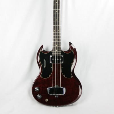 RARE 1969 Gibson EB-0 LEFT-HANDED Bass w OHSC! Double-Pickguard Lefty! Vintage image 6