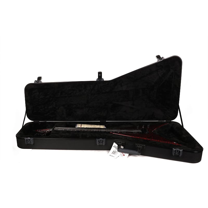 Jackson Custom Shop King V KV2H Black and Ferrari Red