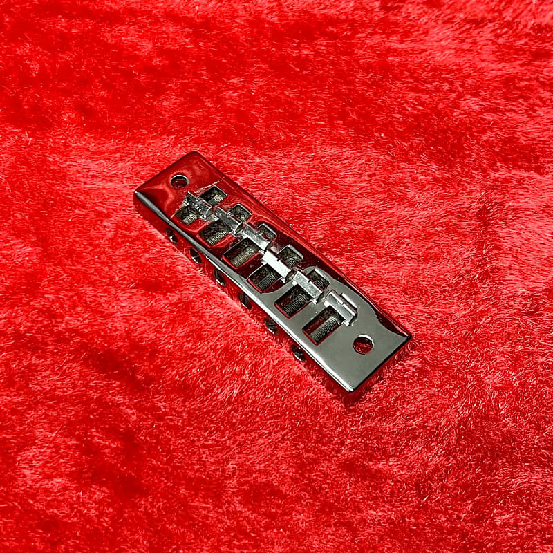 Gibson Harmonica guitar bridge 1975 Chrome original vintage Reverb