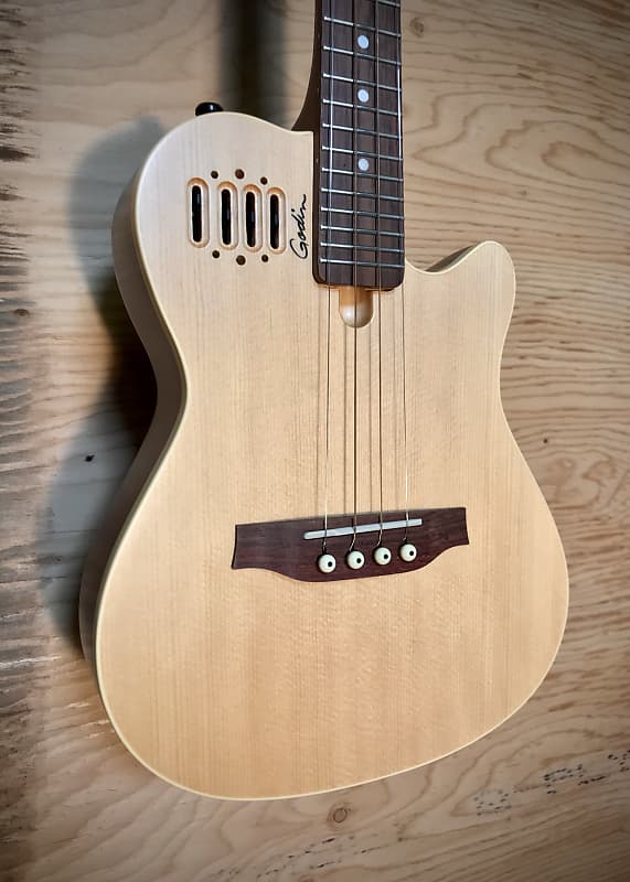 Godin MultiAc Cavaquinho Steel Solid Body Natural | Reverb
