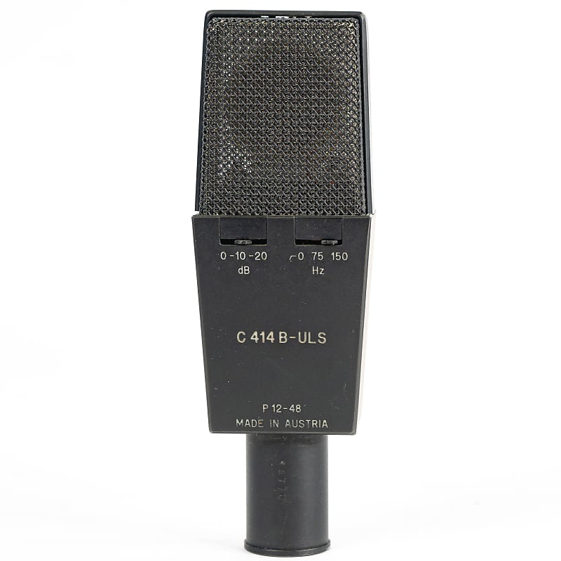 AKG C414 B ULS Multi-Pattern Large Diaphragm Condenser Microphone with Clip