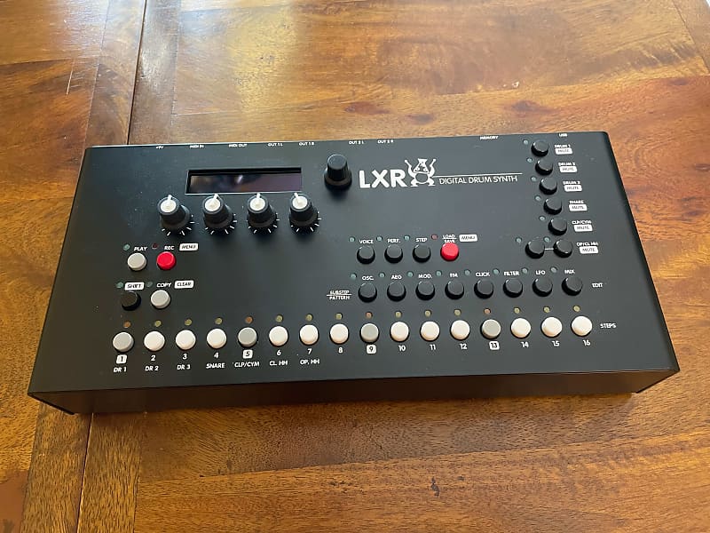 Sonic Potions LXR Digital Drum Synth 2023 - Black Metal Case