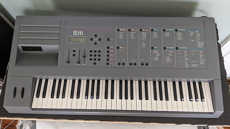 E-MU Systems Emulator III 61-Key 16-Voice Sampler Workstation 1987 - Grey image 1