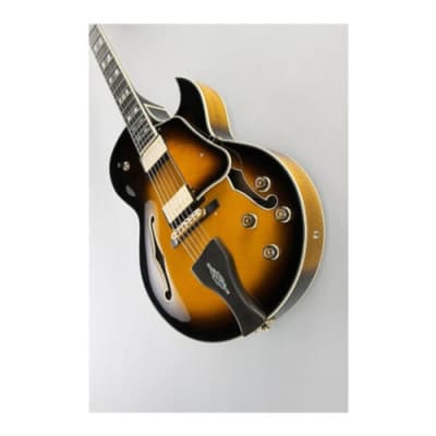 Ibanez George Benson Signature 6-String Electric Guitar with Case (Right-Handed, Vintage Yellow Burst) image 5
