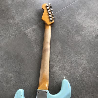 Rittenhouse Stratocaster Sonic Blue Relic Rare Guitar image 7