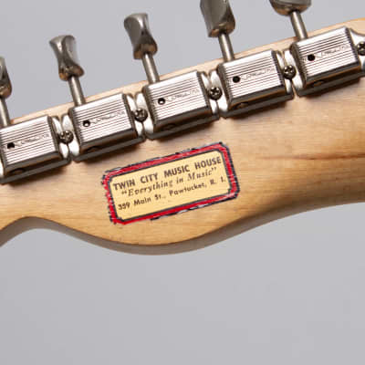 Fender  Telecaster Solid Body Electric Guitar (1958), ser. #31898, original tweed hard shell case. image 22