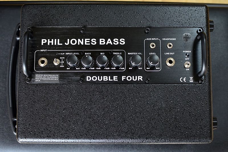 Phil Jones Bass Double Four BG-75 Black 2x4 Bass Guitar