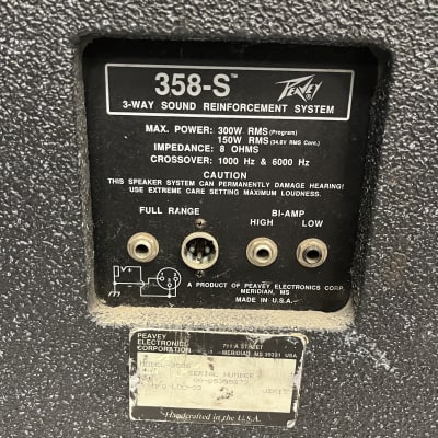 Peavey 358-S Single PA Speaker image 7