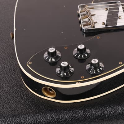 Fender Custom Shop Double Custom Telecaster Journeyman Relic Aged Black image 9
