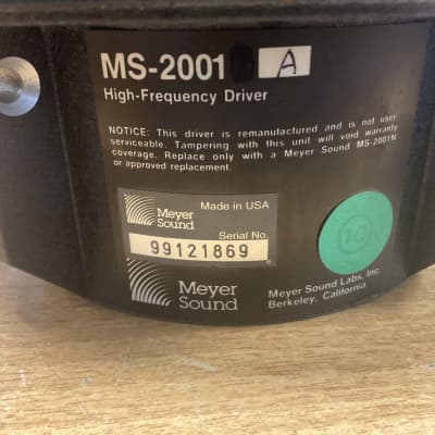 JBL 2450j PAIR DRIVERS ( 2001a ) neodimio ORIGINAL image 15
