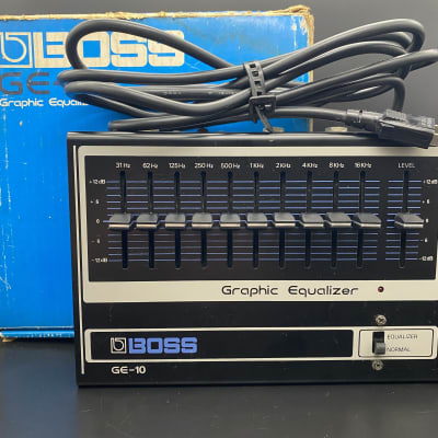 BOSS GE-10 Graphic Equalizer ビンテージエフェクター Excellent !! BOSS GE-10 Graphic Equalizer EQ Vintage Guitar