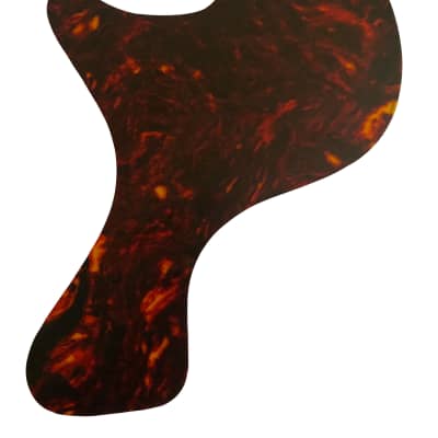 For Gibson Les Paul Junior 1958 DC Guitar Pickguard No screw hole Scratch Plate,1 Ply Brown Tortoise image 5