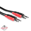 Hosa CPP-203 Stereo Interconnect Dual 1/4 in TS to Same 3 m