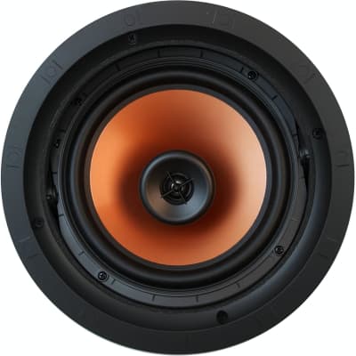 Klipsch CDT-3800-CII 8-inch 2-Way Design in-Ceiling Speakers | Room-Filling Sound for Both Music and Movies | Swiveling 1" Dome Tweeter, Pivoting 8” Woofer| (White Paintable Grilles) Two Speaker Pack image 2
