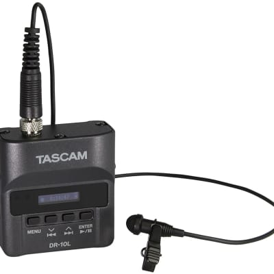 Tascam DR-10L Digital Audio Recorder with Lavalier Mic image 1