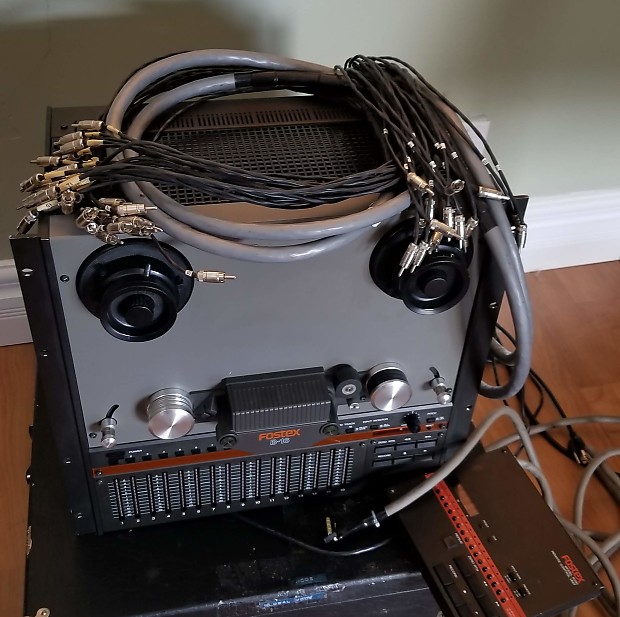 Fostex B16 16-track tape machine, 8090 Remote Control, and two 16