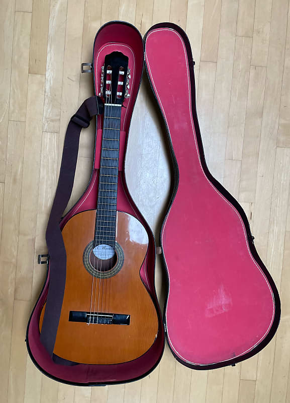 Antonio Morales (?) A. Morales Classical Guitar with Case and Strap image 1