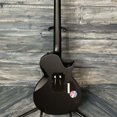 Mint ESP/LTD Left Handed EC-FR Black Metal Electric Guitar- Satin Black image 5
