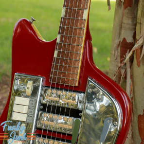 ~Holy Grail~ 1962 Teisco SS-4L "Hound Dog Taylor" Guitar - Ry Cooder - Silvertone Guyatone Japan MIJ image 8