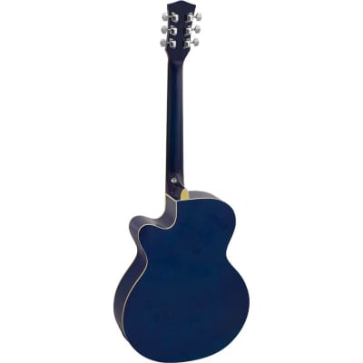 Tiger ACG4 Electro Acoustic Guitar for Beginners, Blue image 5