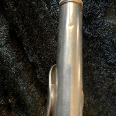 Yamaha 281 Flute Open Hole Silver Plate image 9