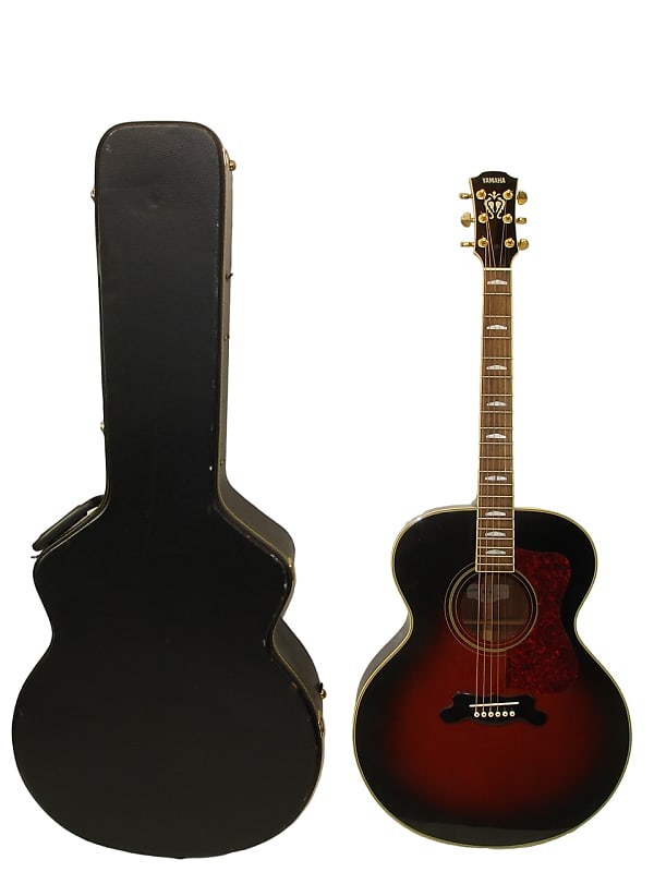 Yamaha CJ-12 Jumbo Acoustic Guitar, Violin Sunburst w/ Case | Reverb Austria