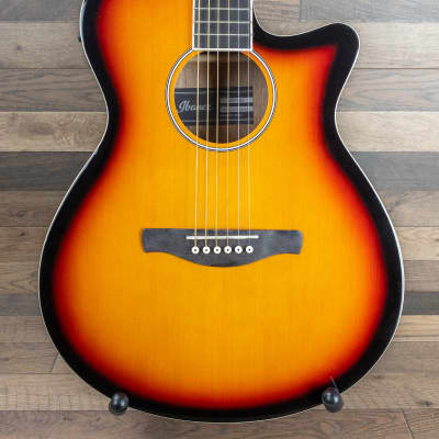 Ibanez AEG7 Acoustic Electric Guitar Right Handed 6 String-VSH : Transparent Vintage Sunburst High Gloss image 4