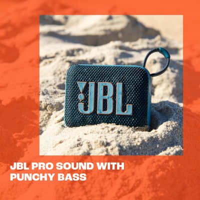 JBL Go 4 - Ultra-Portable, Waterproof and Dustproof Bluetooth Speaker, Big Pro Sound with Punchy bass, 7-Hour Built-in Battery, Made in Part with Recycled Materials (Red) image 6