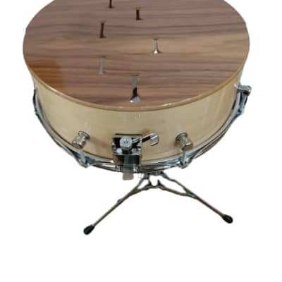 American Percussion 's 15" Walnut Slit Marimba Snare Drum  (will ship) 2024 - Natural image 1