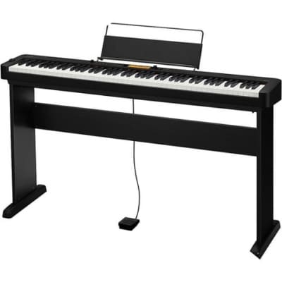 Casio CDP-S360 88-Keys Keyboard with CS46 Stand Bundle - Black