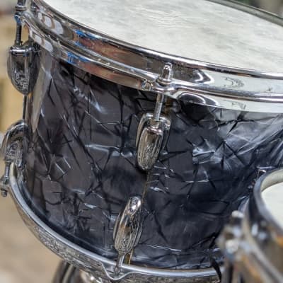 Slingerland 4-Piece Black Diamond Pearl Drum Set image 11