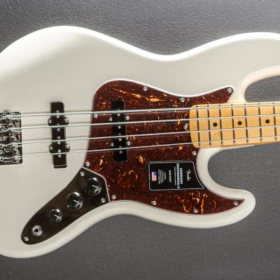 Fender American Professional II Jazz Bass - Olympic White w/Maple for sale
